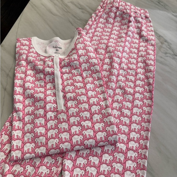 Pink Patterned Pajama Set - Picture 4 of 6